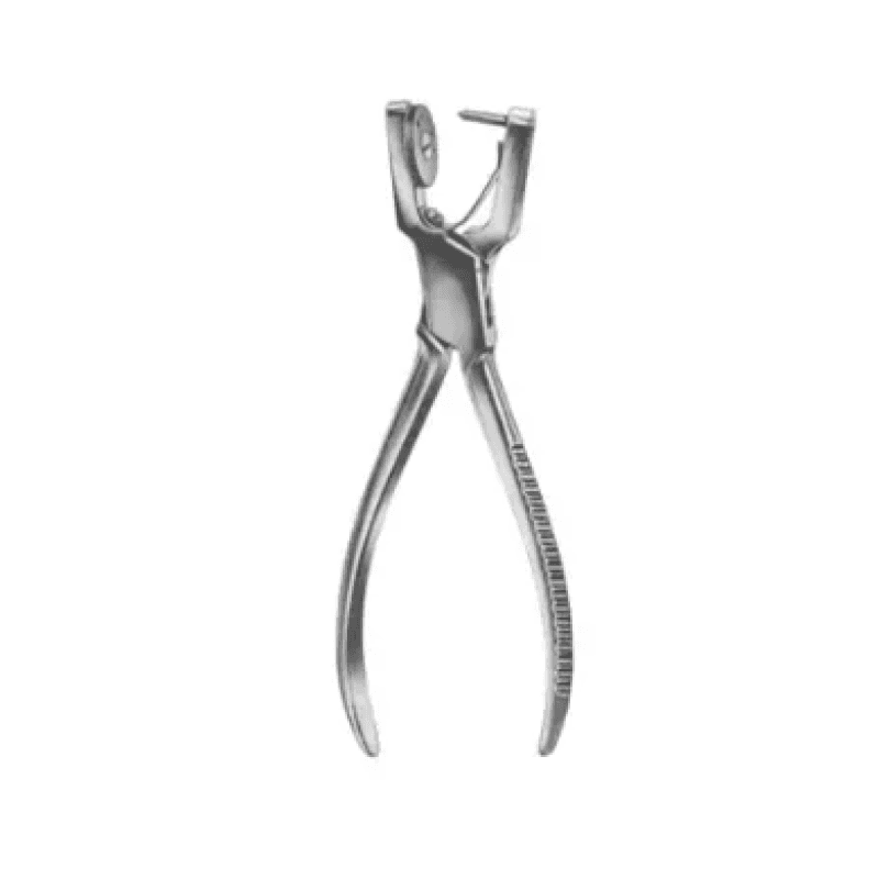 Rubber Dam Punch Ainsworth Serrated Handle