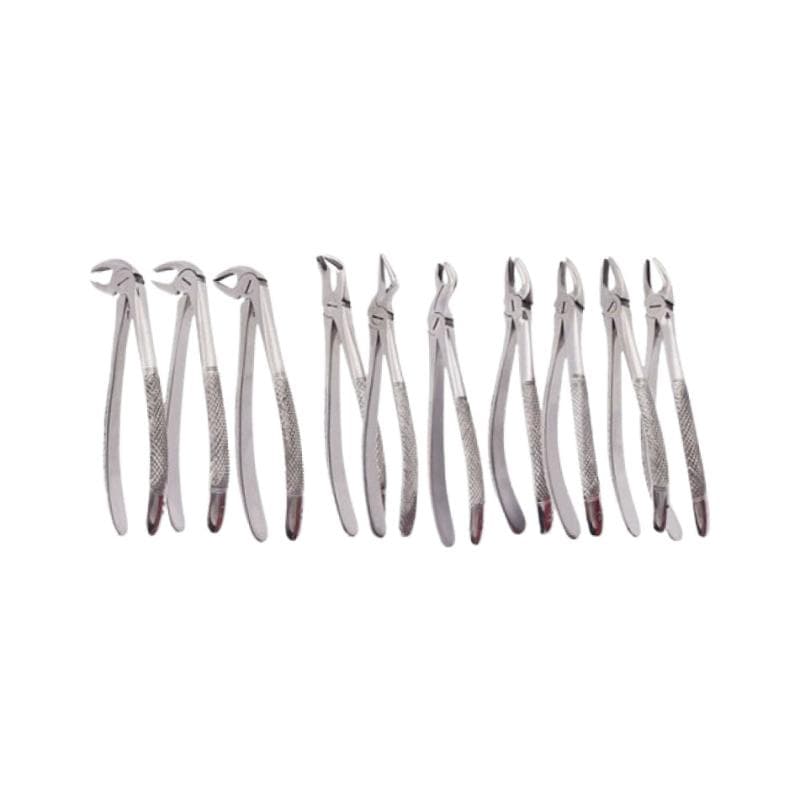 Extracting Forceps Kit Of 10 Pcs