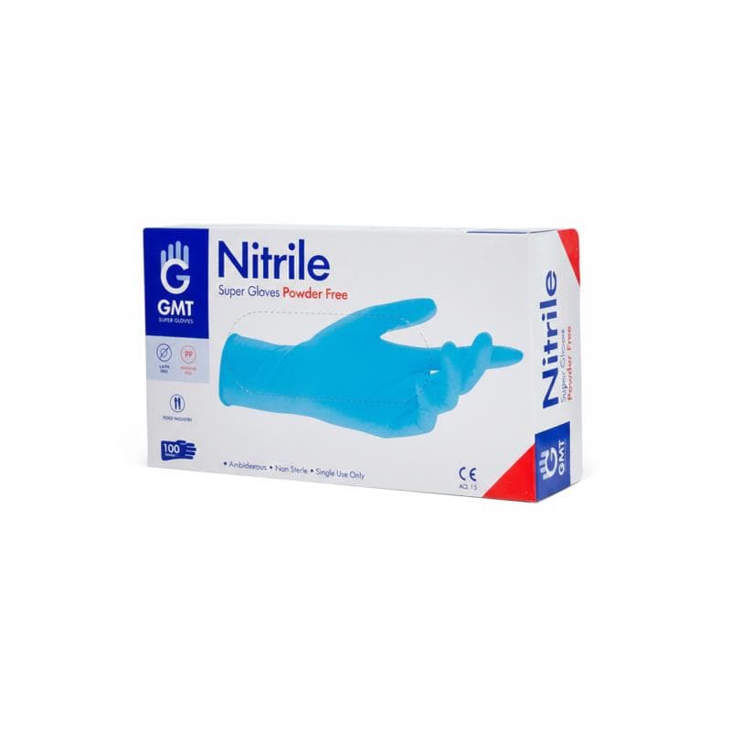 GMT Nitrile Gloves Small Blue