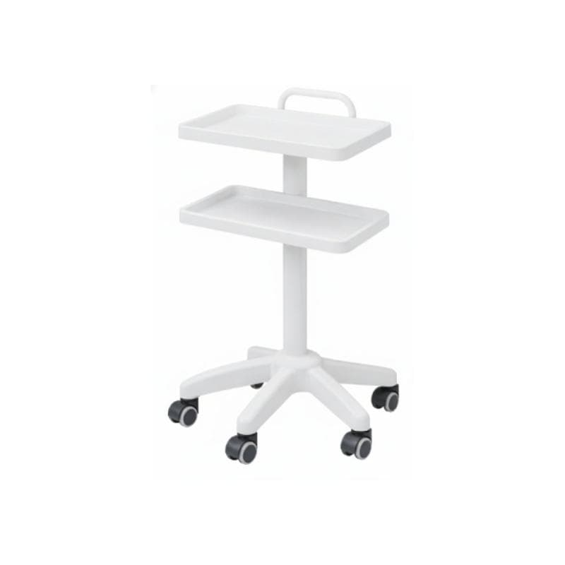 White Trolly With 2 Trays
