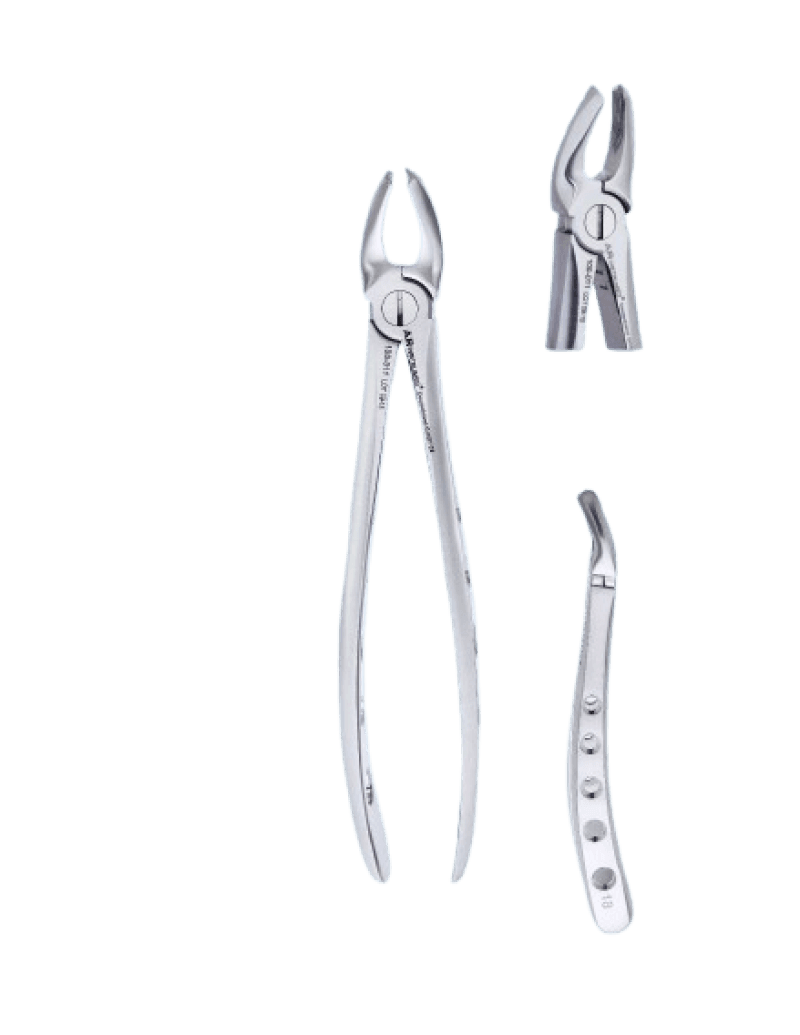 Special Design Extracting Forcep Upper Molars Left