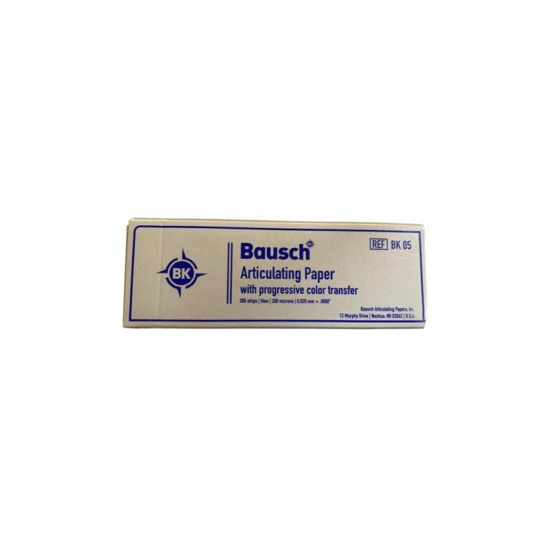 Bausch Articulating Paper 300 Strip Blue