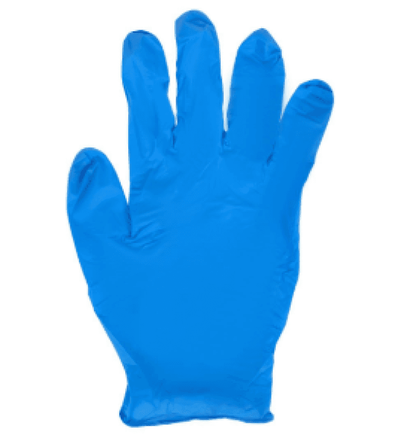 Gloves Nitrile Powder Free Large Blue 100 Pcs