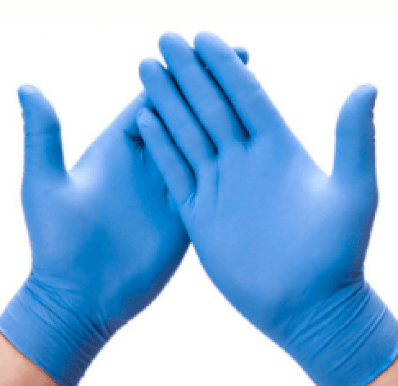 Gloves Nitrile Powder Free Small Blue 100 Pcs