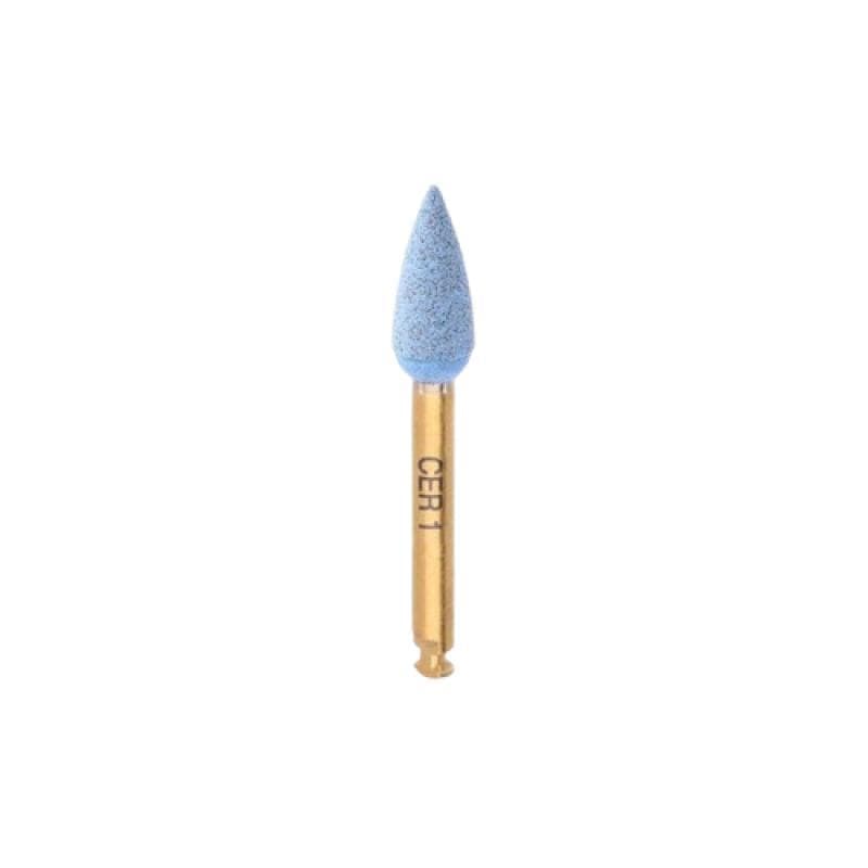 Komet Ceramic Flame Polisher Coarse Blue 94020C.204.040