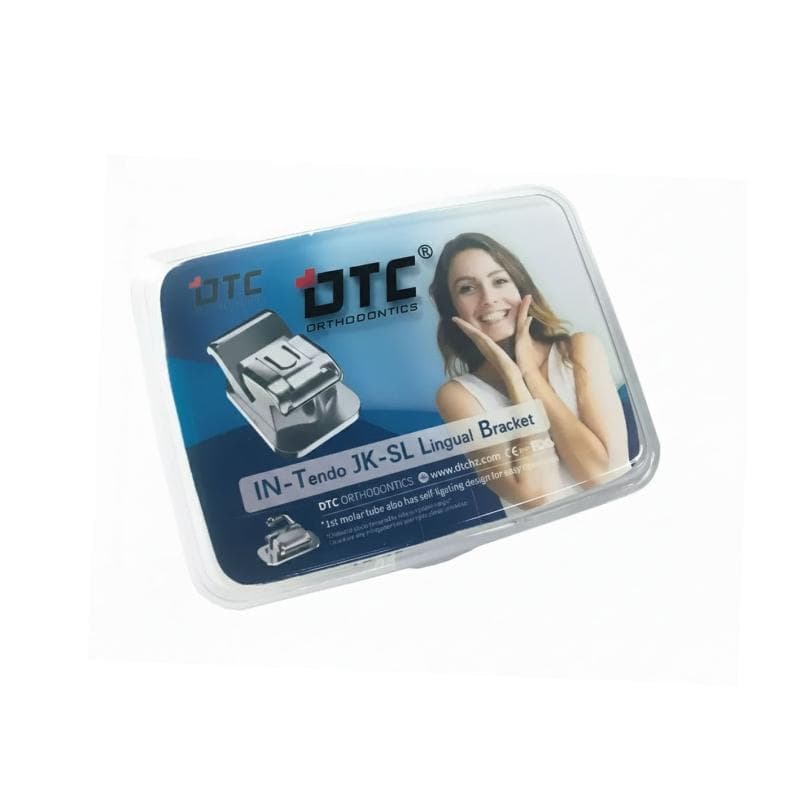 In-Tendo JK-SL Lingual Brackets With 1st And 2nd Molar Buccal Tubes