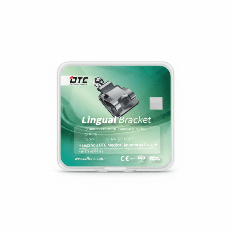 Lingual Brackets With 1st Molar Lingual Tubes 6-6