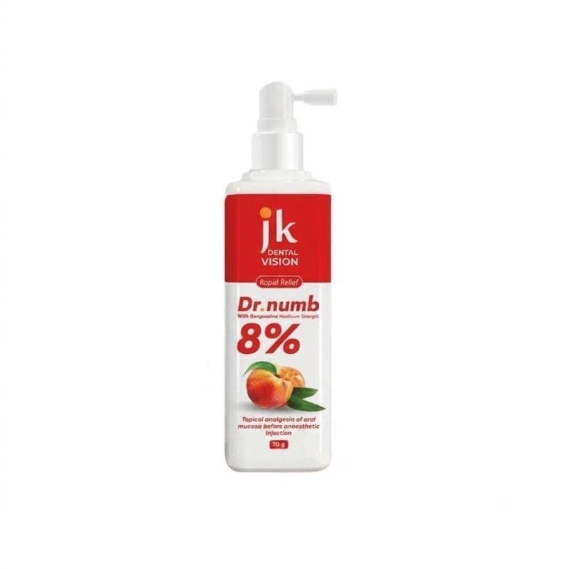 Dr Numb 8% With Benzocaine Maximum Strength Peach