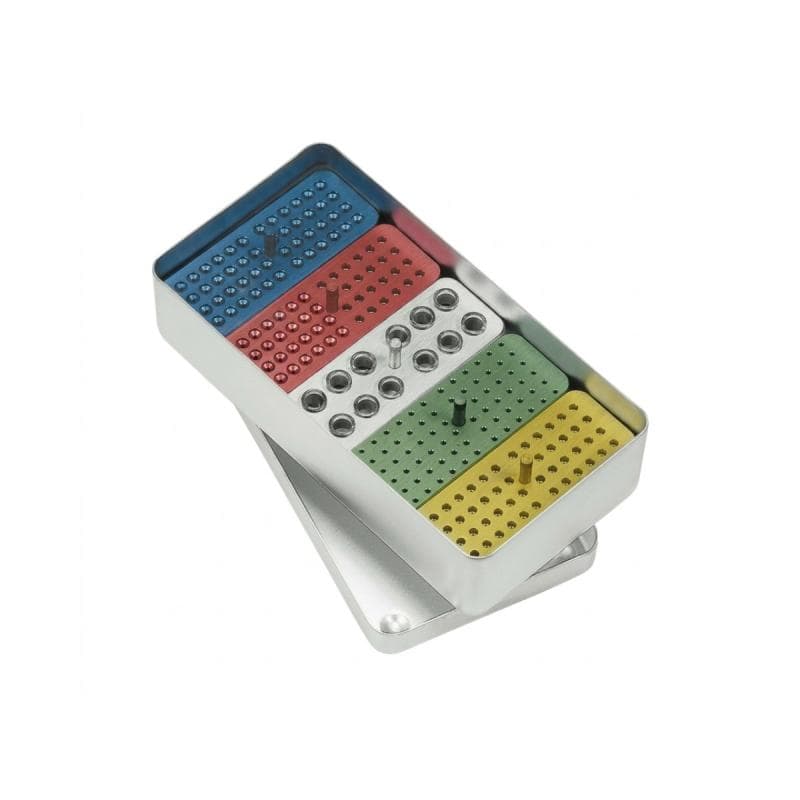 Endodontic Boxes Aluminum Complete With Lid
