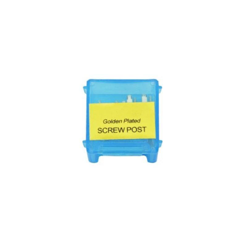 Golden Plated Screw Post XL4 - 14 mm