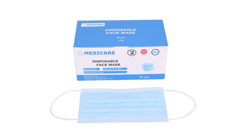 Medicare Ear Loop Mask Blue