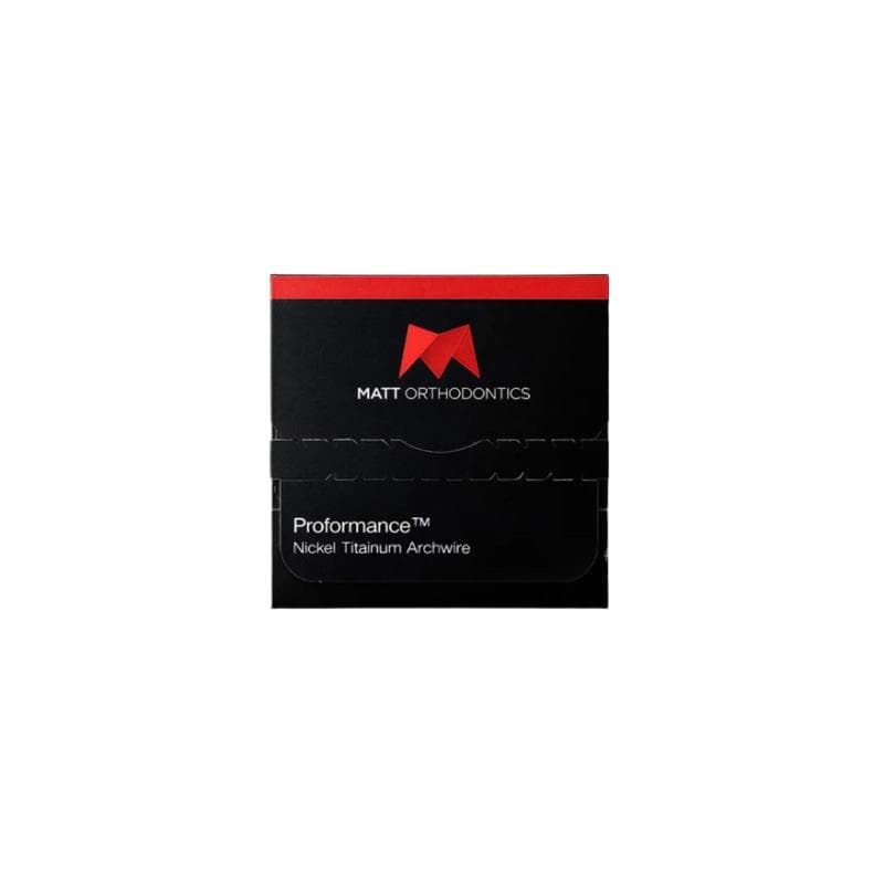 Matt Ortho NiTi Copper ProFormance Archwires Rectangular Upper 0.017 x 0.025