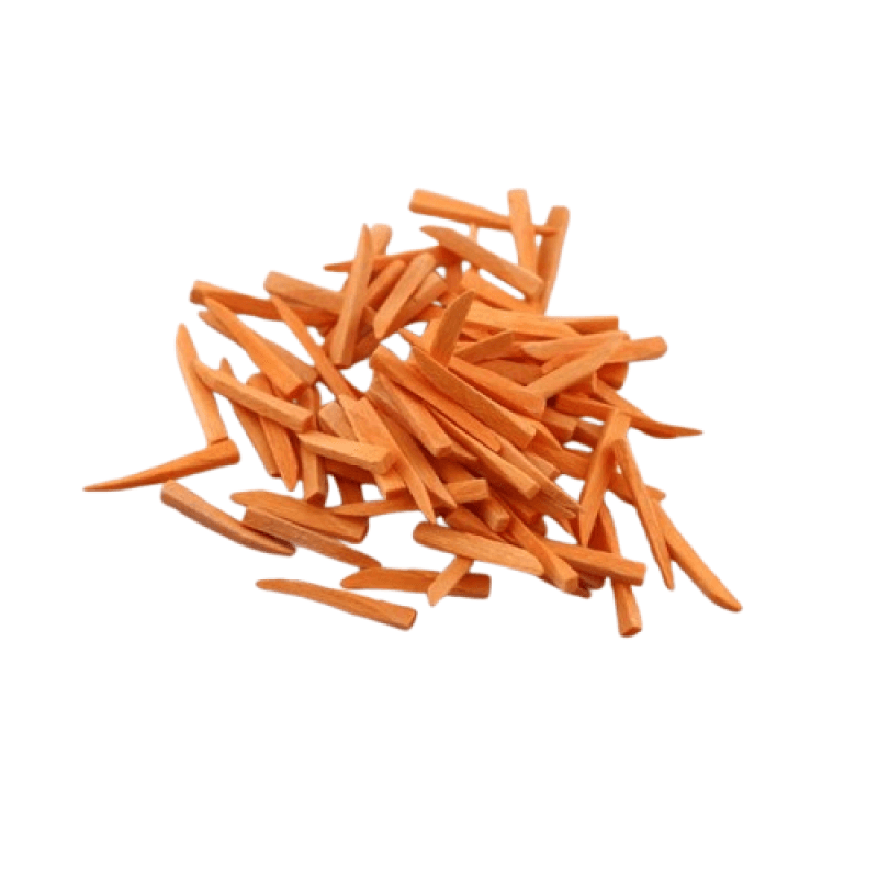 Elephant Wooden Wedges X-Small Orange
