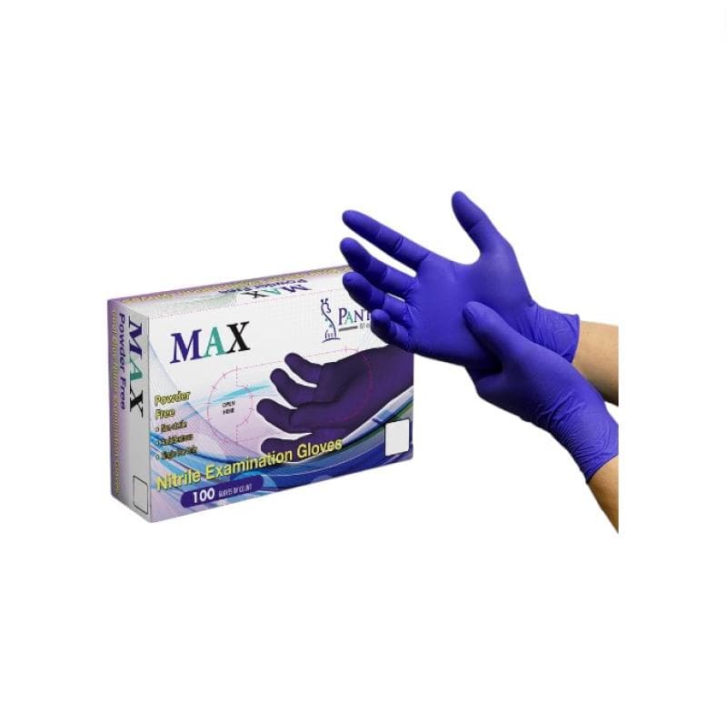 Max Nitrile Gloves Powder Free XLarge Blue