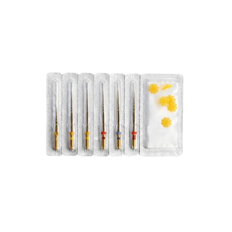 Blu B Flex Gold Blister Rotary Files Assorted L 25 mm Ends 25-06