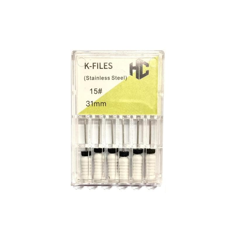 Videya Stainless Steel K-Files #15 - 31 mm