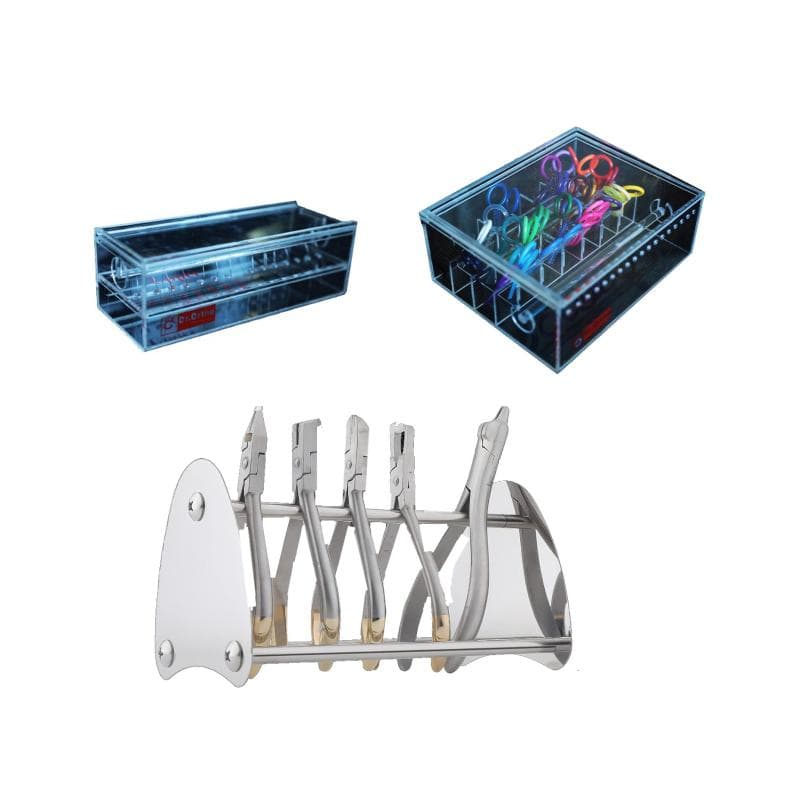 Rack Oti And Power Chain + Rack Wire + Rack Pliers Stand