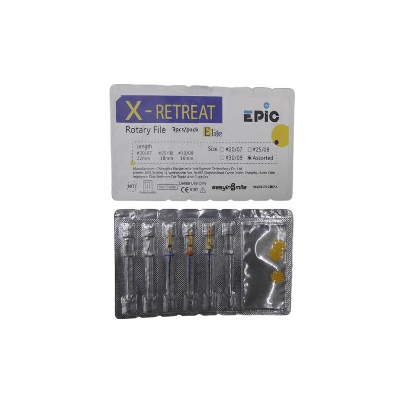 X-Blue Retreat Rotary Files Assorted 25 mm