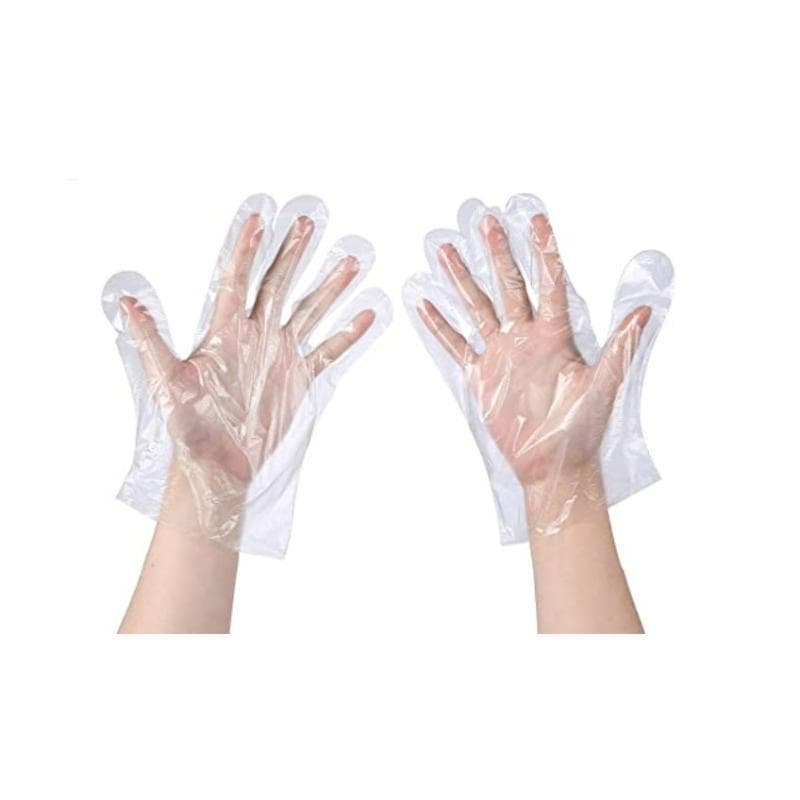 100 Packs Of Over Gloves Transparent