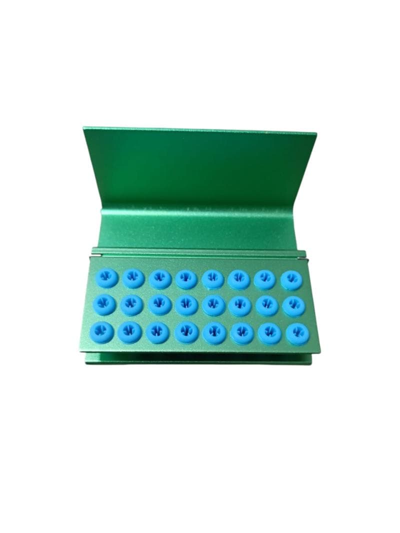 Burs Holder Metal #24H Green