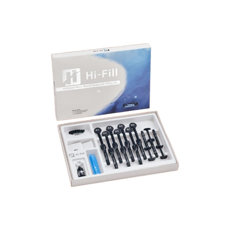 Hi-Fill Universal Nano Hybrid Composite Dental Filling Kit