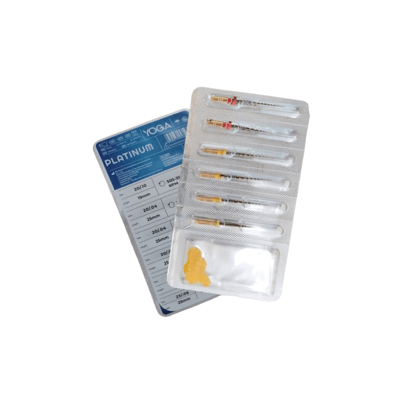 Yoga MG3 Platinum Rotary Files #20/10 #20/04 #25/04 #25/06 - 25mm