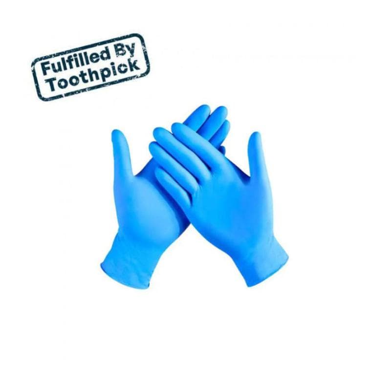 Nitrile Gloves Powder-Free Large Blue