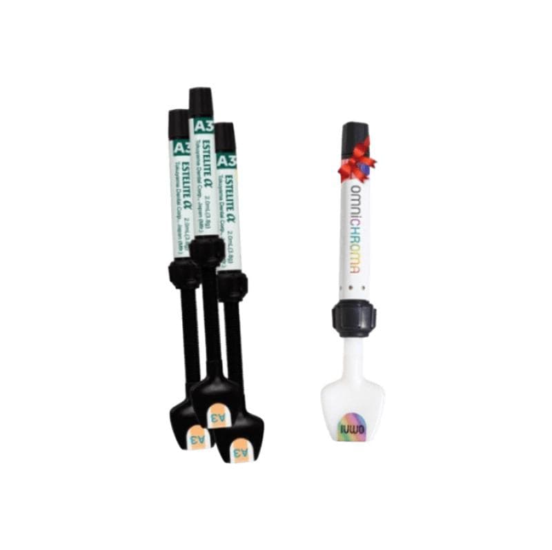 3 x Estelite Alpha A3 + Omnichroma Trial Syringe 1 Gr Free