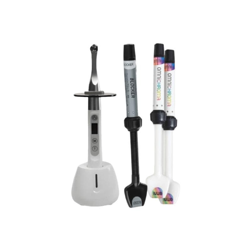 2 x Omnichroma Syringe 4 Gr + Omnichroma Blocker 4 Gr + Jeep Light Cure