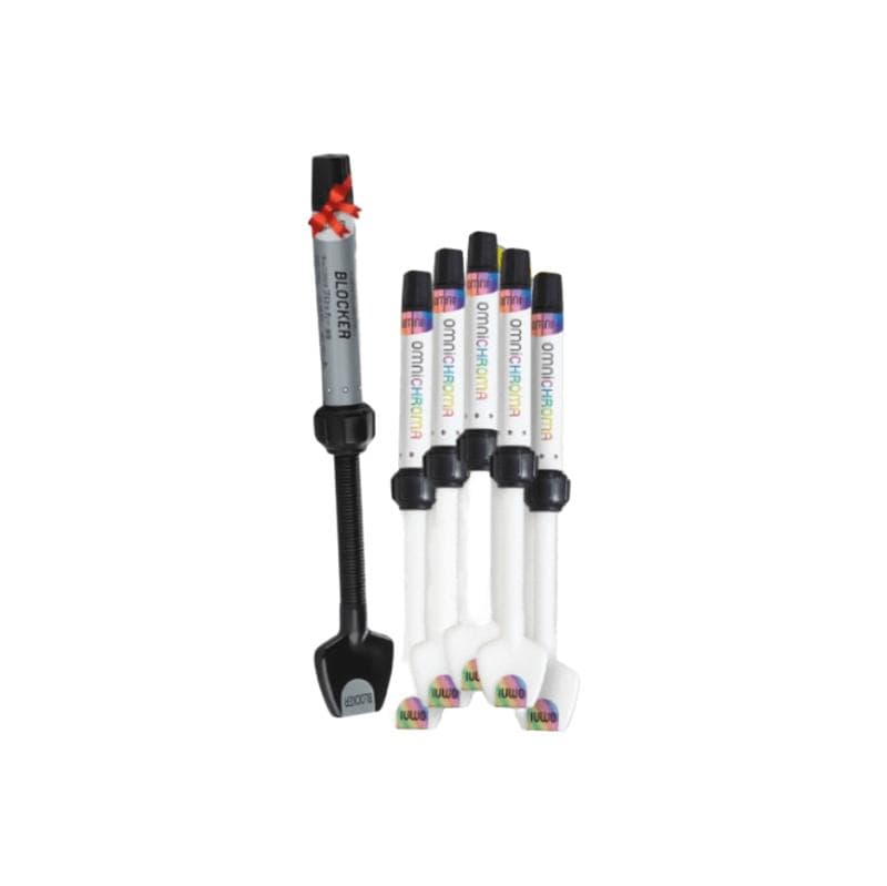 5 x Omnichroma Syringe 4 Gr + Omnichroma Blocker 4 Gr Free