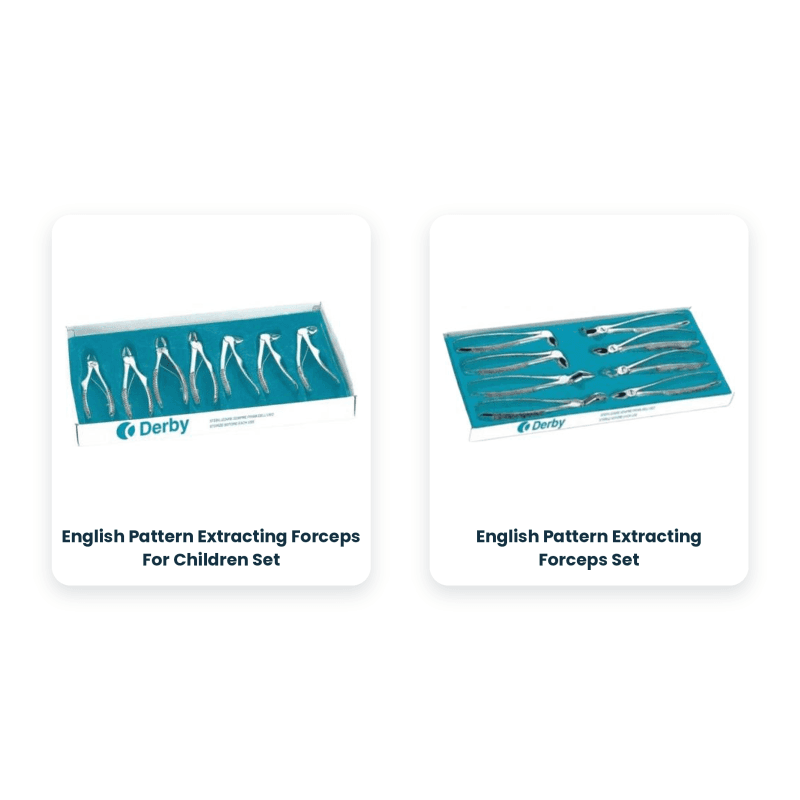 English Pattern Extracting Forceps For Children Set + English Pattern Extracting Forceps Set