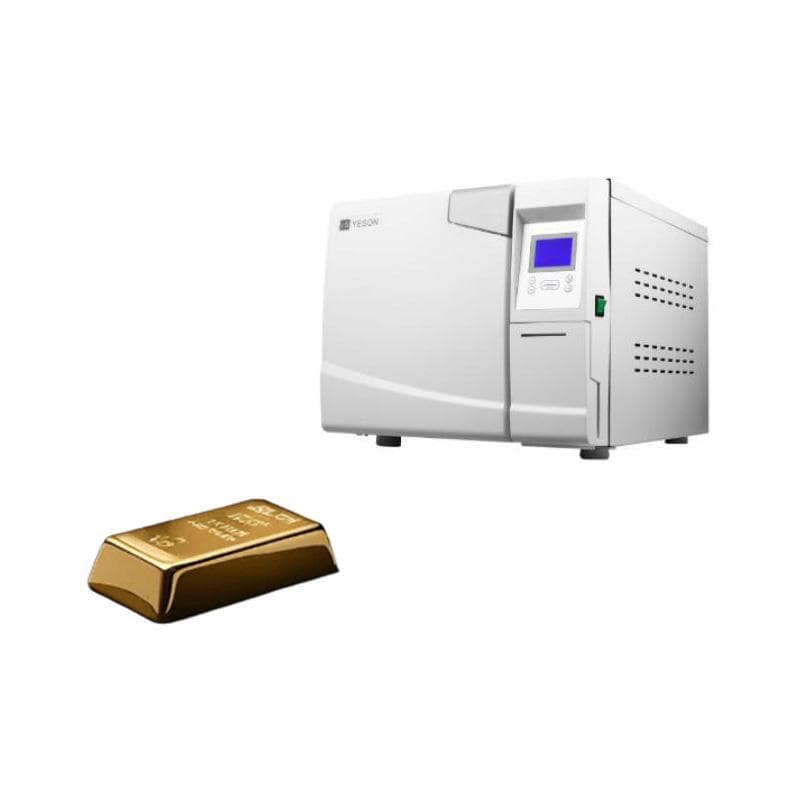 Yeson Autoclave B Class 23 Liters + Gold Ignot 0.5 Gr