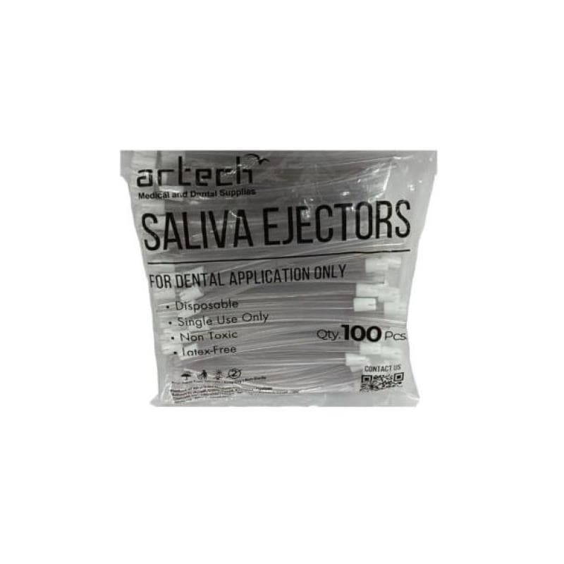 5 x Artech Saliva Ejectors Transparent