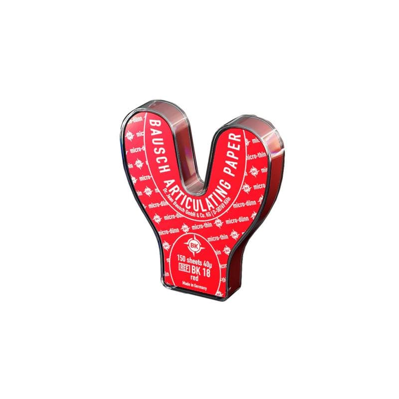 Articulating Paper Horse Shoe 40 Micron Red