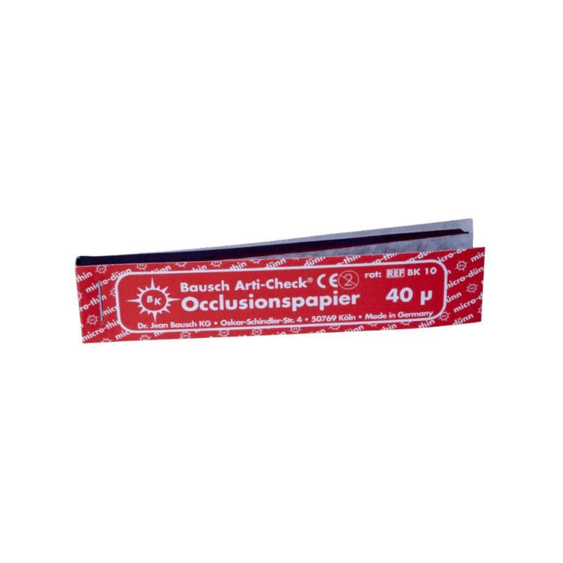 Articulating Paper Strip Long 40 Micron Red