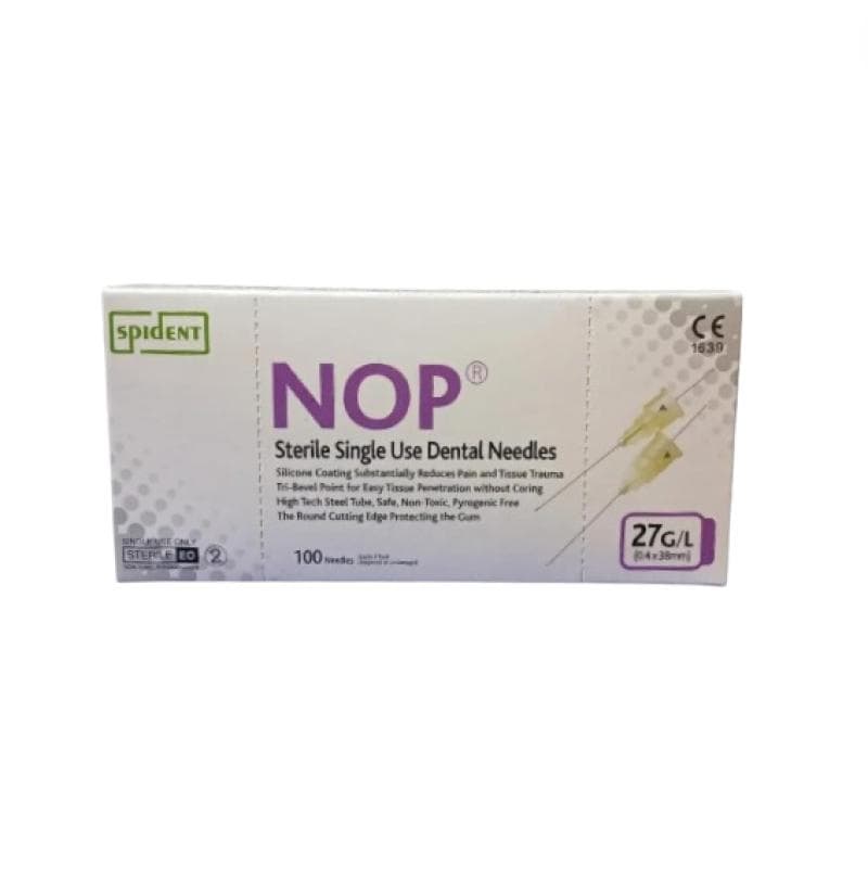 5 x Nop Dental Long Needles 27 G - 38 mm + 1 Free