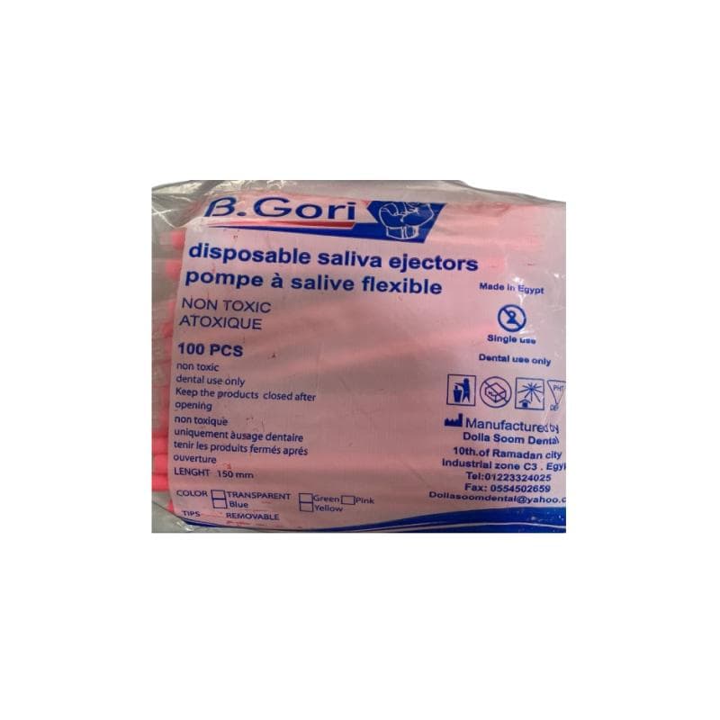 Suction Tip Saliva Ejectors B.Gori Pink