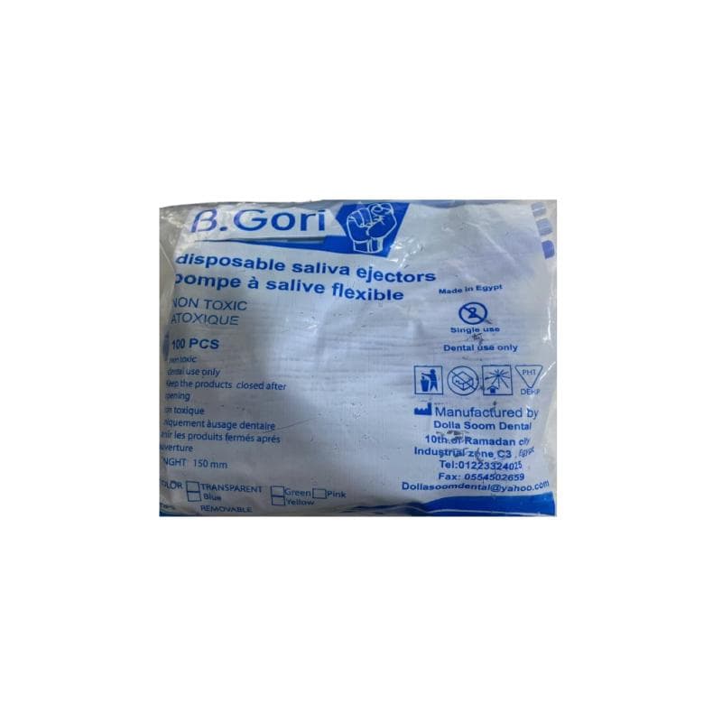 Suction Tip Saliva Ejectors B.Gori Blue
