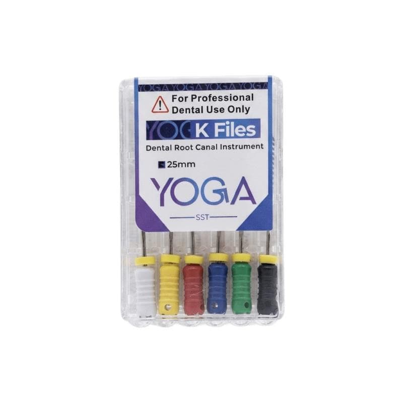10 x Yoga Stainless Steel K-Files Any Size