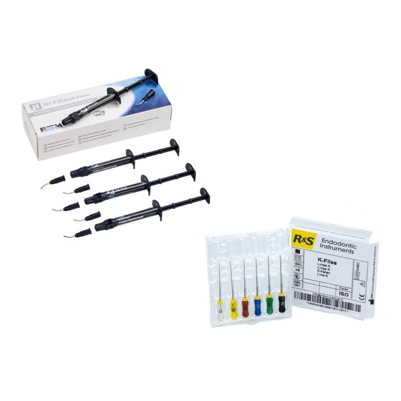 Hi-Fill Bulk Flow Set Any Shade + 2 x R&S K-Files Any Size Free