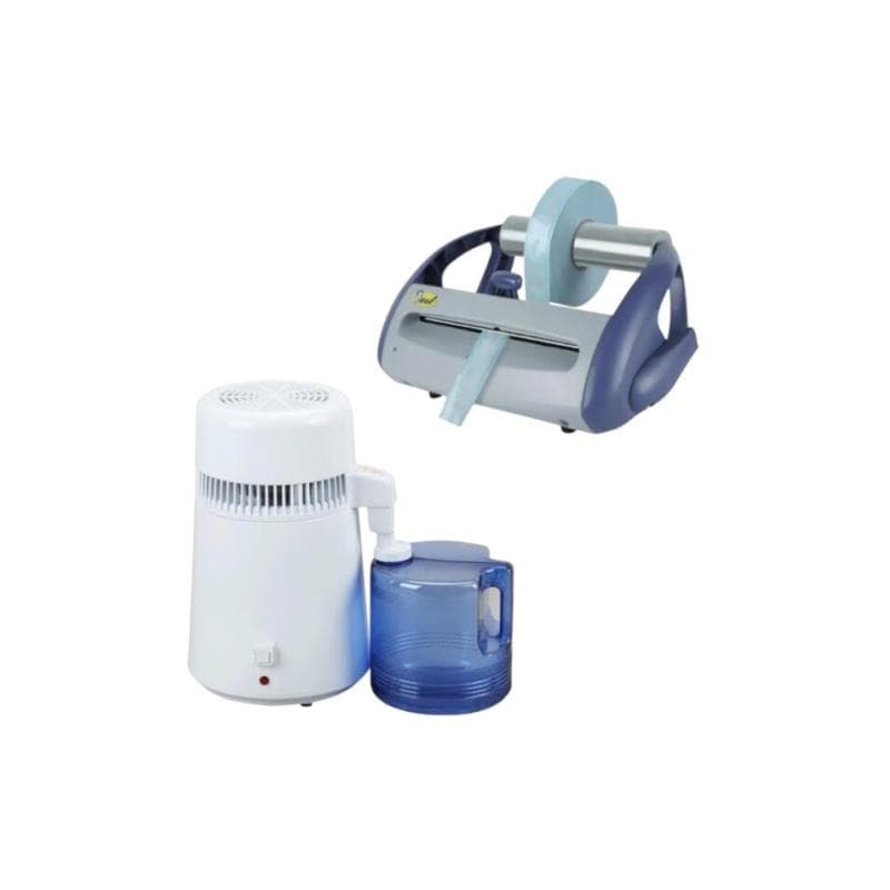 Fiber Sealing Machine + Water Distiller