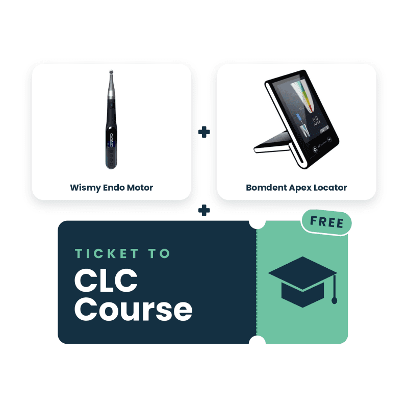 Wismy Endo Motor + Bomdent Apex Locator + Free Ticket Course from CLC