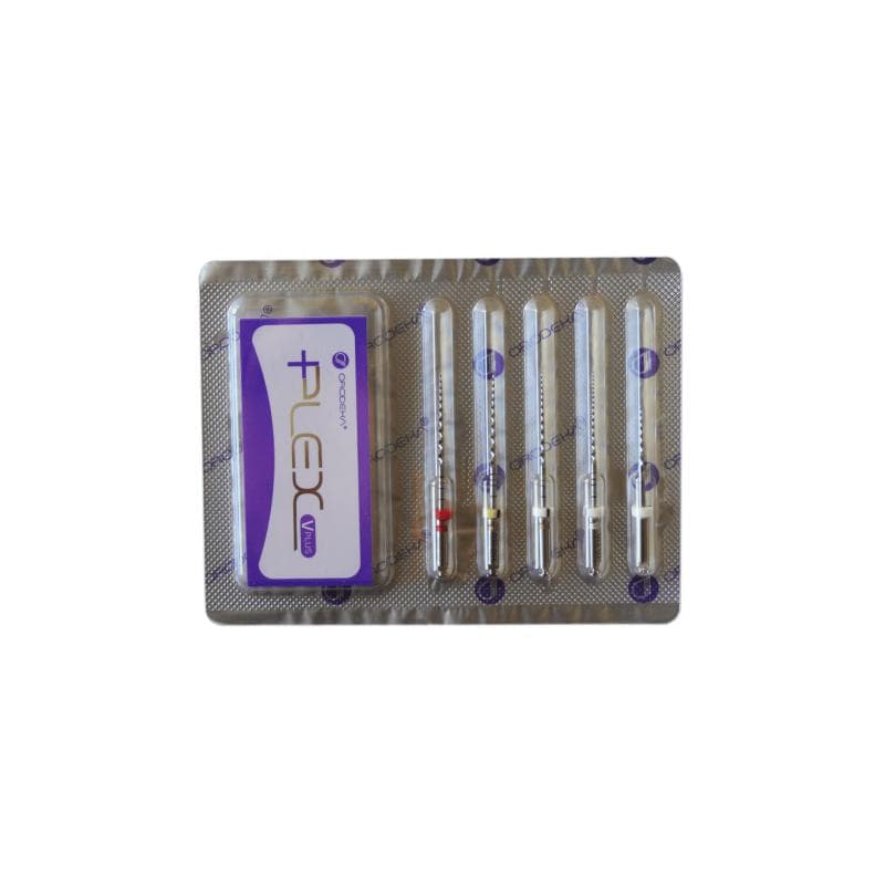 Plex V Plus Assorted Rotary Files #15-08 - #12-03 - #17-045 - #22-055 - #25-06 - 25 mm