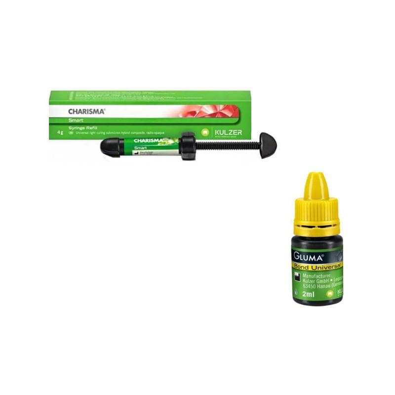 3 x Charisma Smart Composite Syringe Any Shade + Gluma Bond Universal Bottle 2 ml