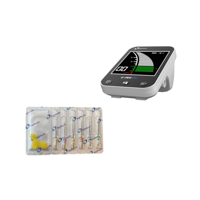Epex Pro Apex Locator + 5 x E-Flex Gold Rotary Files