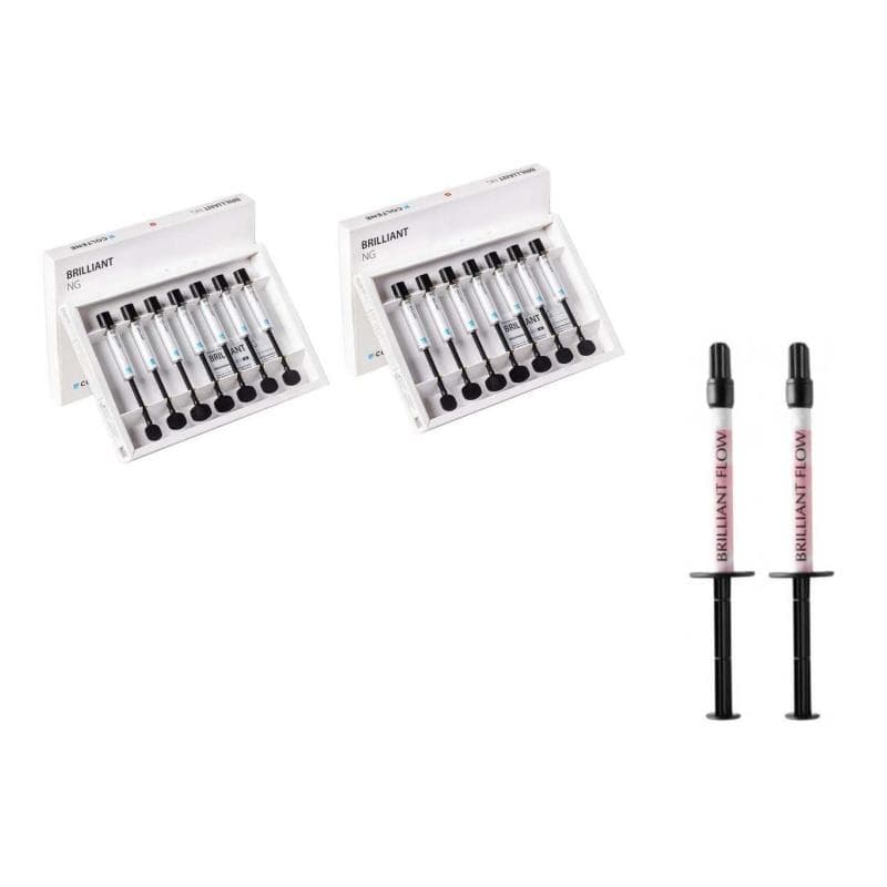 Brilliant NG Intro Kit Without Shade Guide + 1 Free + 2 x Brilliant Flow Any Shade