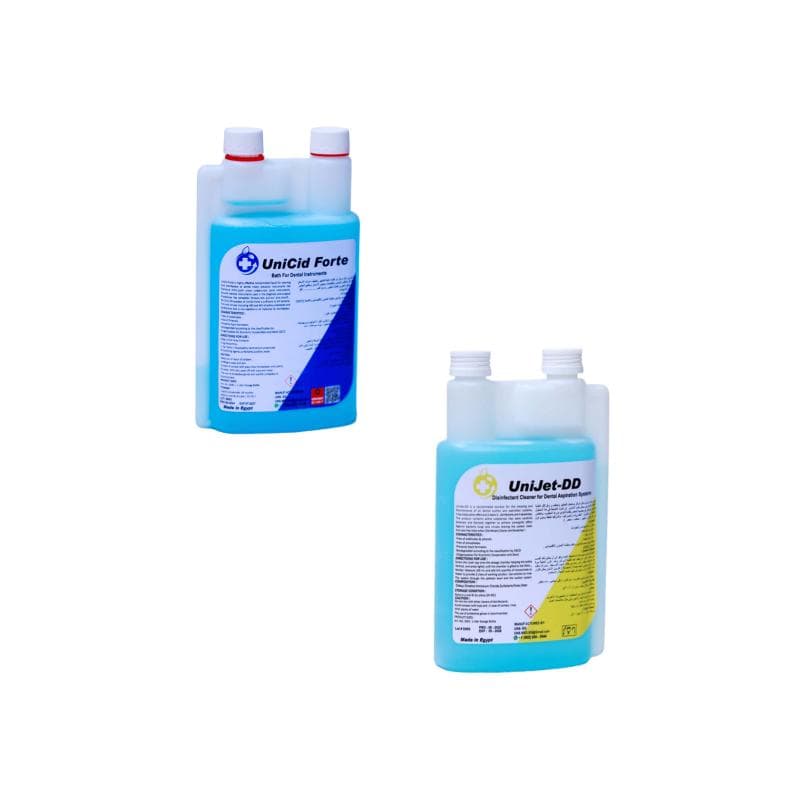 3 x UniCid Forte 1 Liter + 2 x Unijet-DD 1 Liter + 1 x Unijet-DD 1 Liter Free