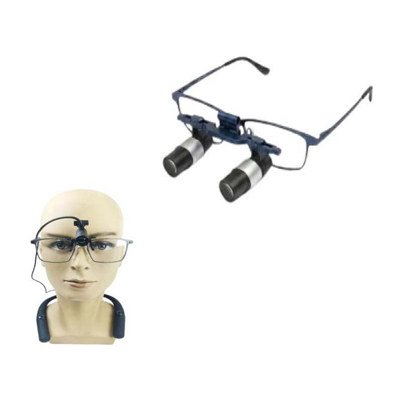 Burite Loupes 4x Blue + Burite Loupes Neck Light Pro