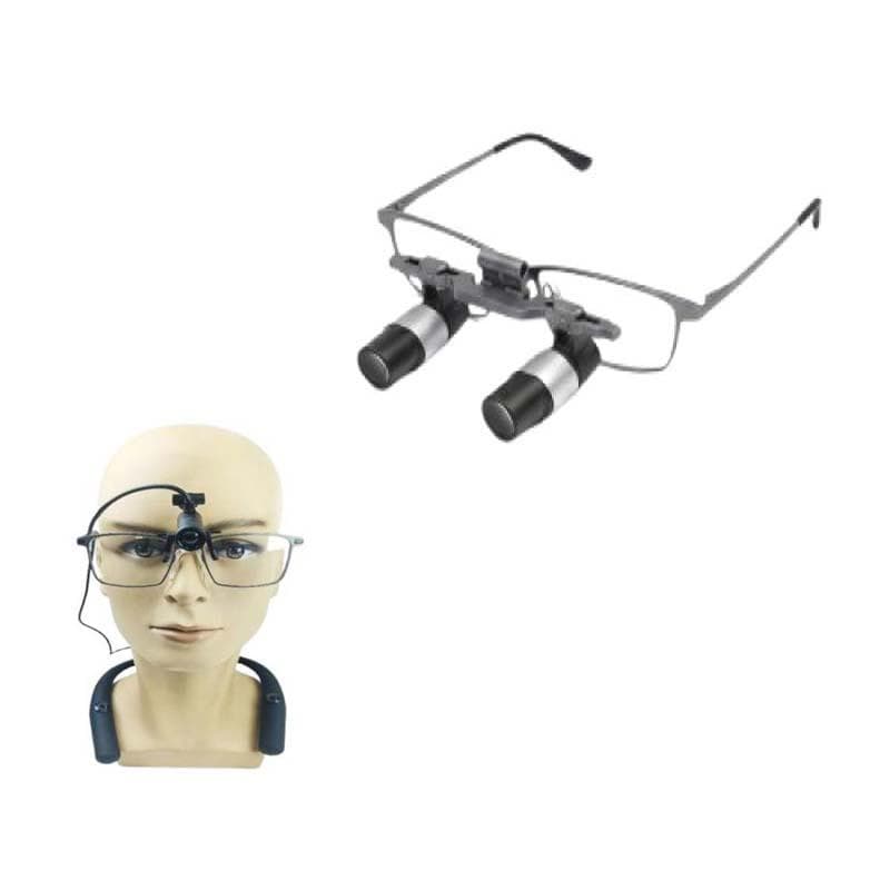 Burite Loupes 4x Grey + Burite Loupes Neck Light Pro
