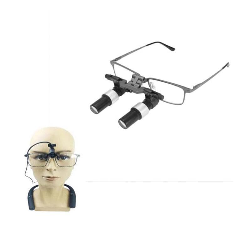 Burite Loupes 5x Grey + Burite Loupes Neck Light Pro